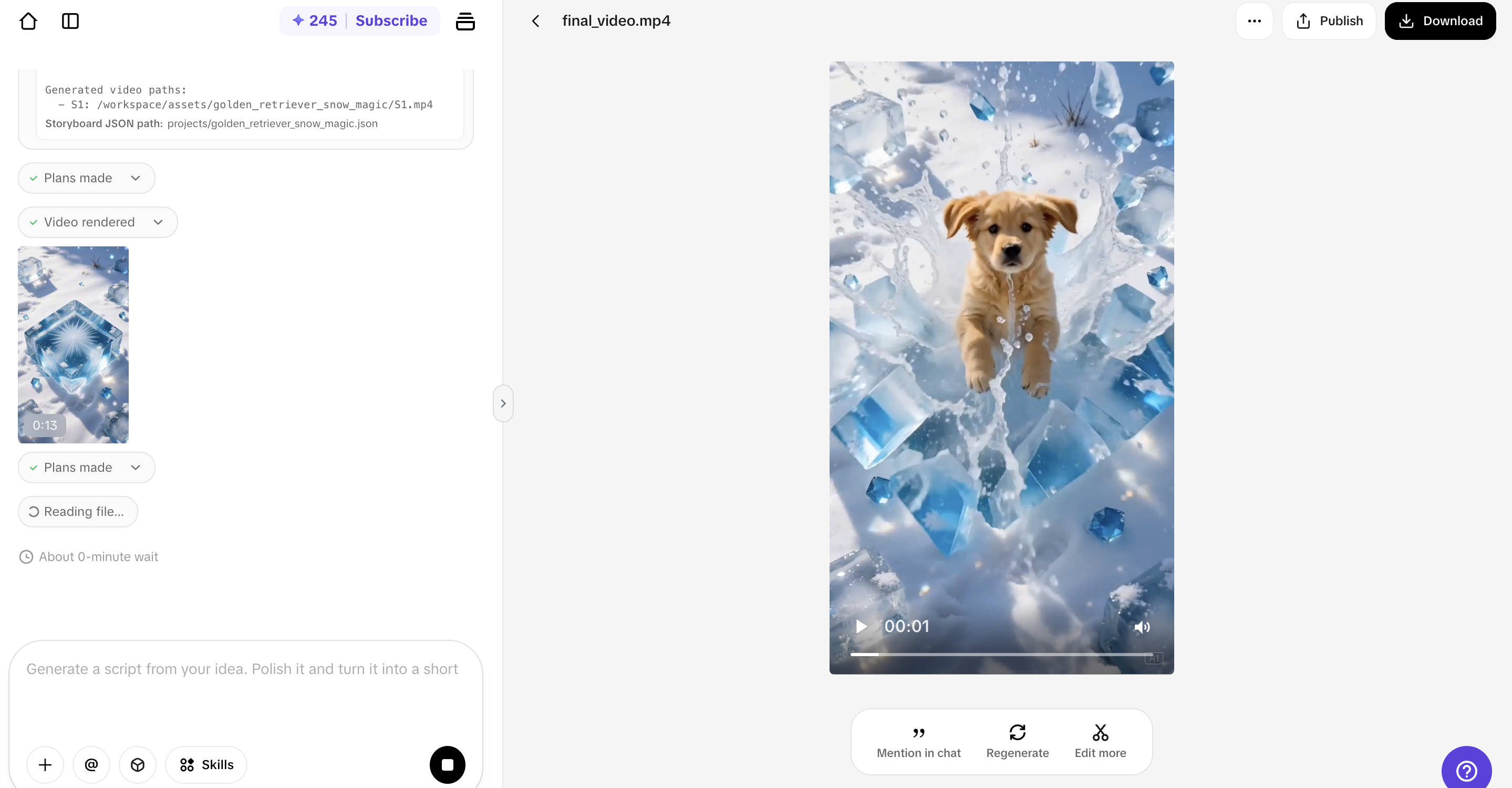 Download your video