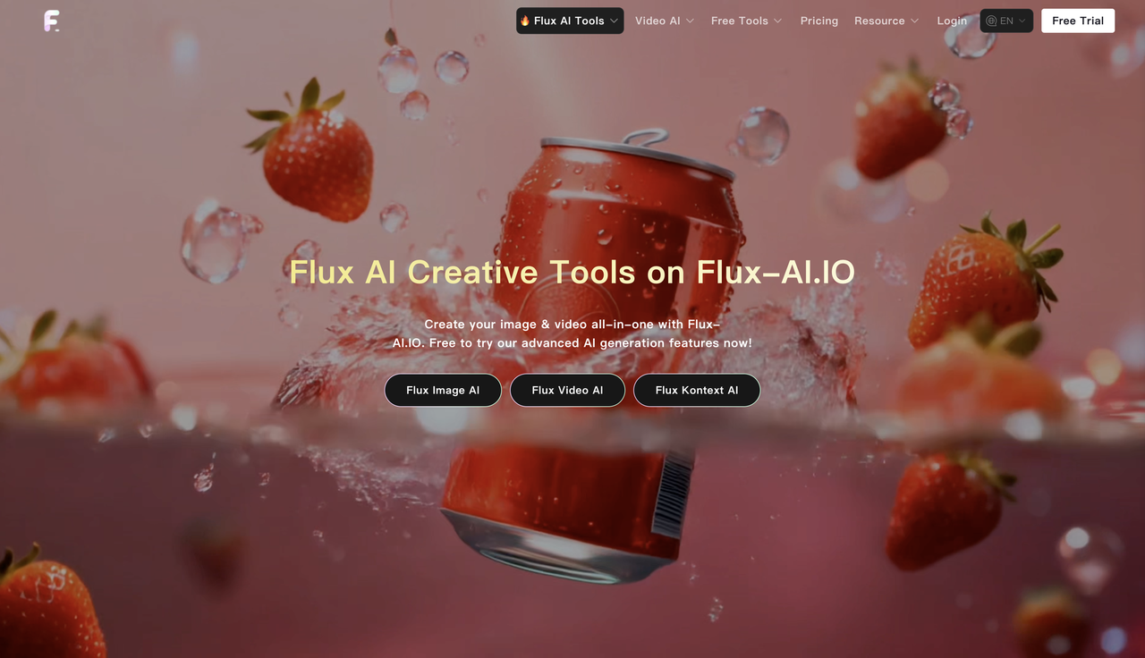 Flux-ai.io interface