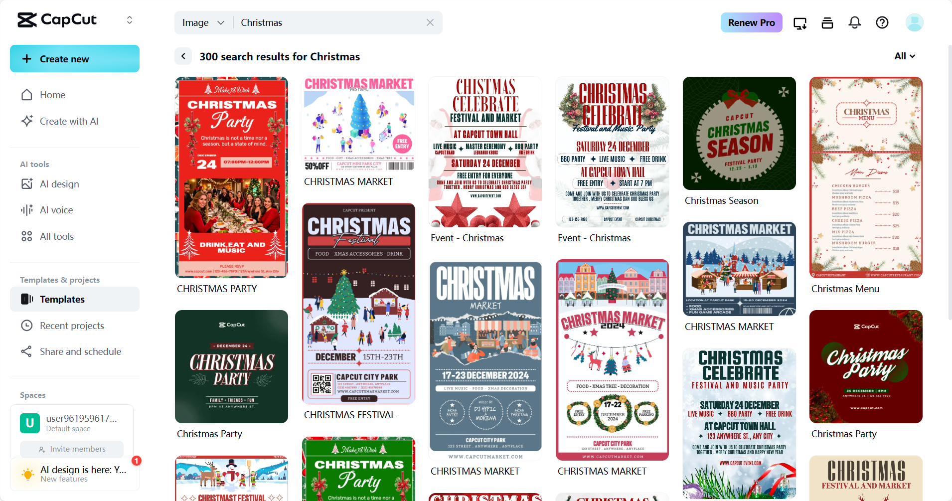CapCut Christmas wishlist templates