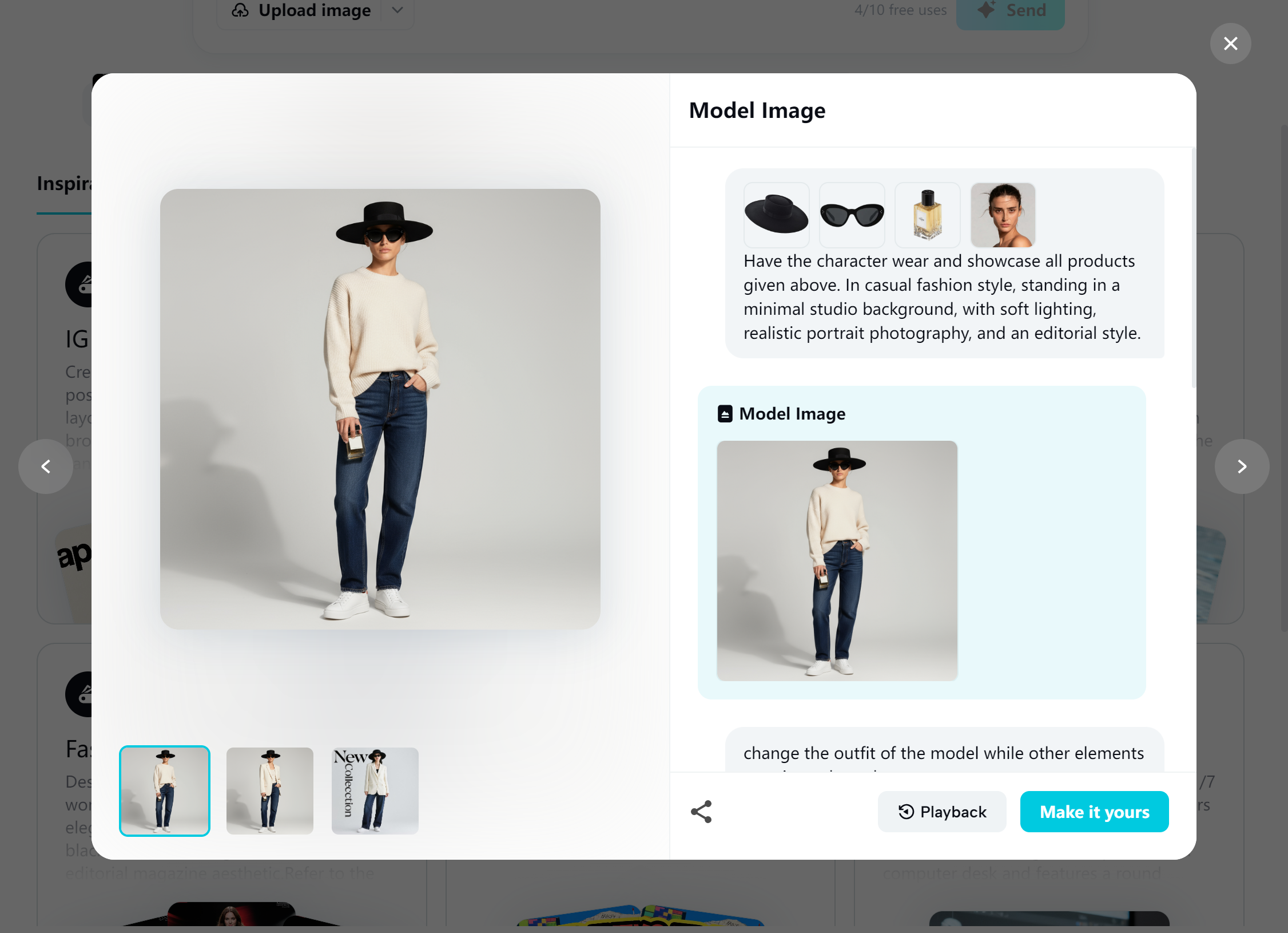 Interface of CapCut desktop video editor- the best tool to design an AI t-shirt