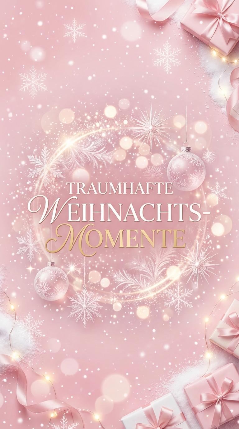 Generate a Christmas promotional poster using German prompt