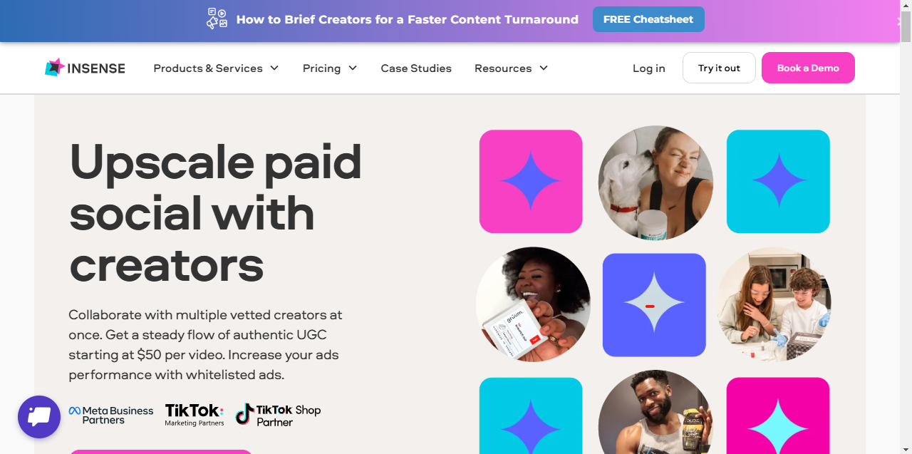 Insense UGC platform