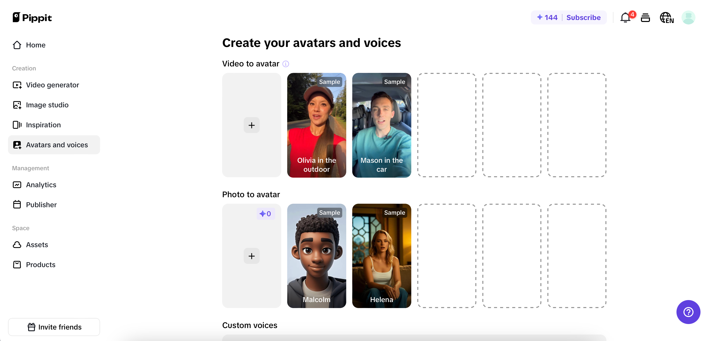 Lifelike avatars and voiceovers