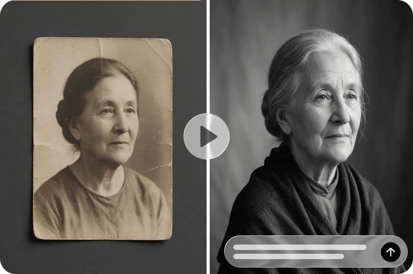 Sofortige HD-Restaurierung für alte Vintage-Fotos