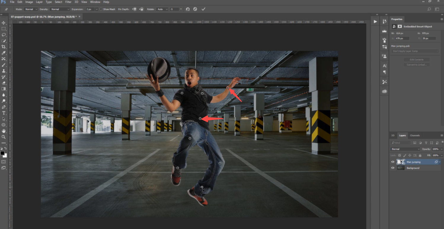 Markera och dra stiften