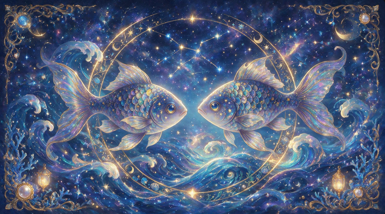 Prompt for Pisces zodiac artwork