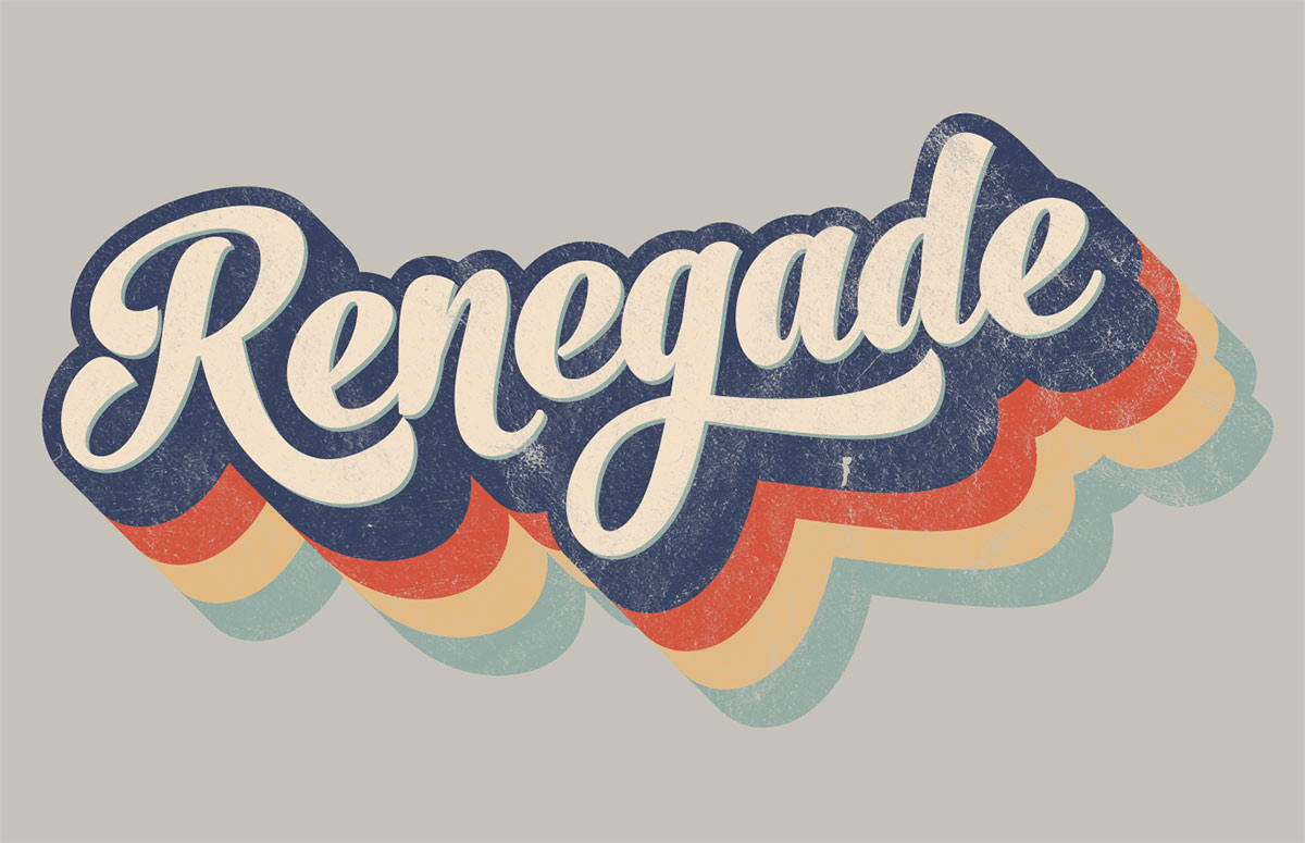 Pakiet tekstowy w stylu retro w Alight Motion