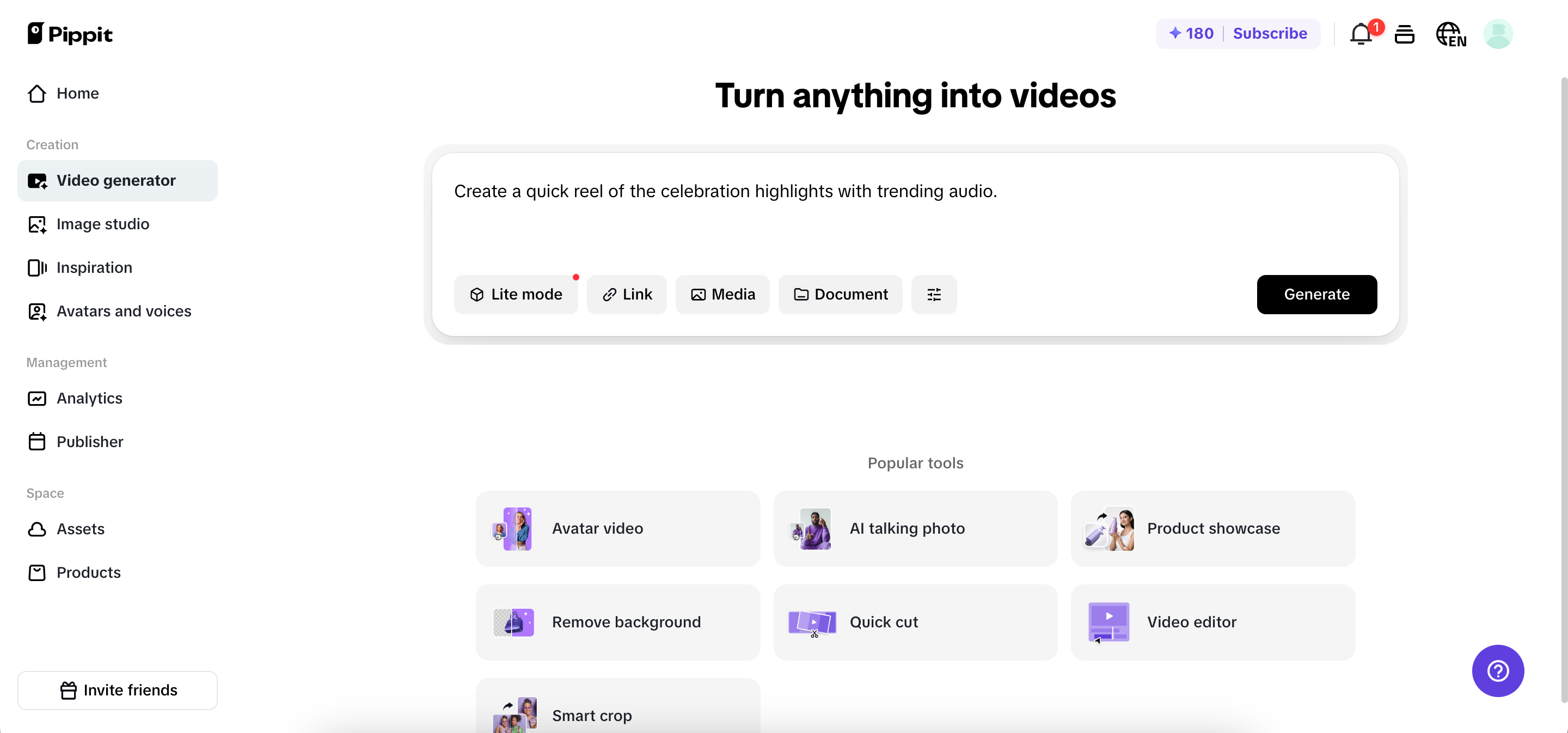Start with prompts and images
