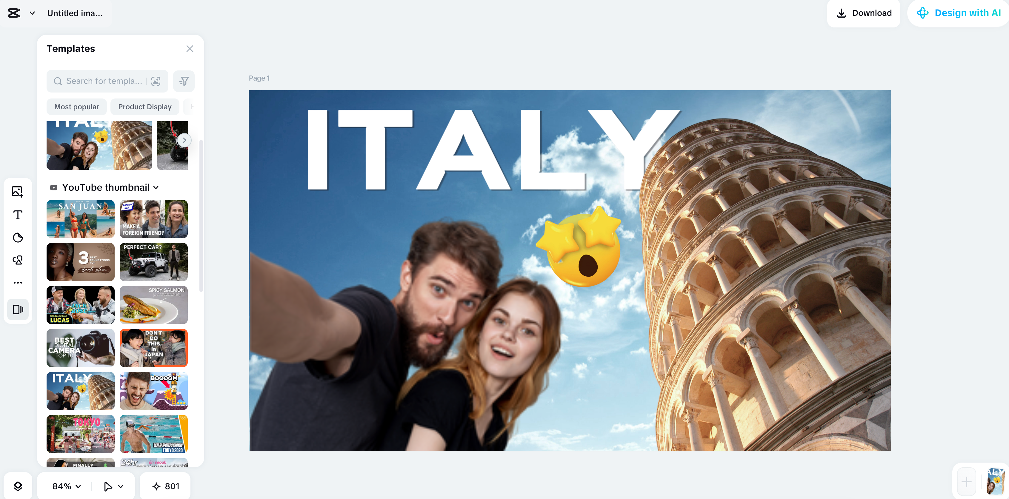 Choose a Template or Design Your Own