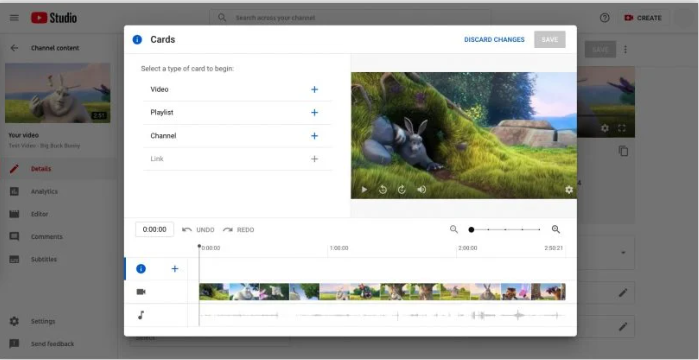 ALT Text: Налаштування короткого посилання YouTube за допомогою функції картки