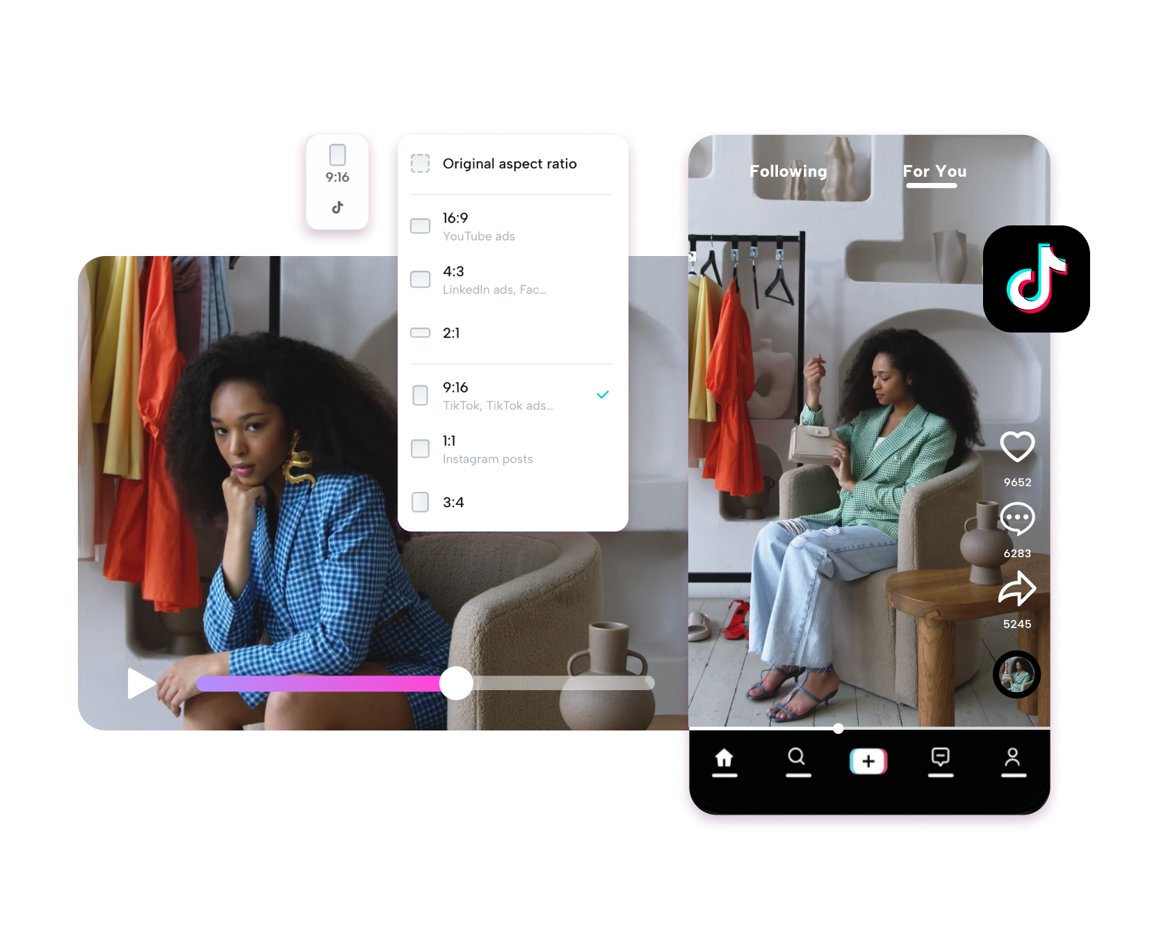 video aanpassen voor TikTok