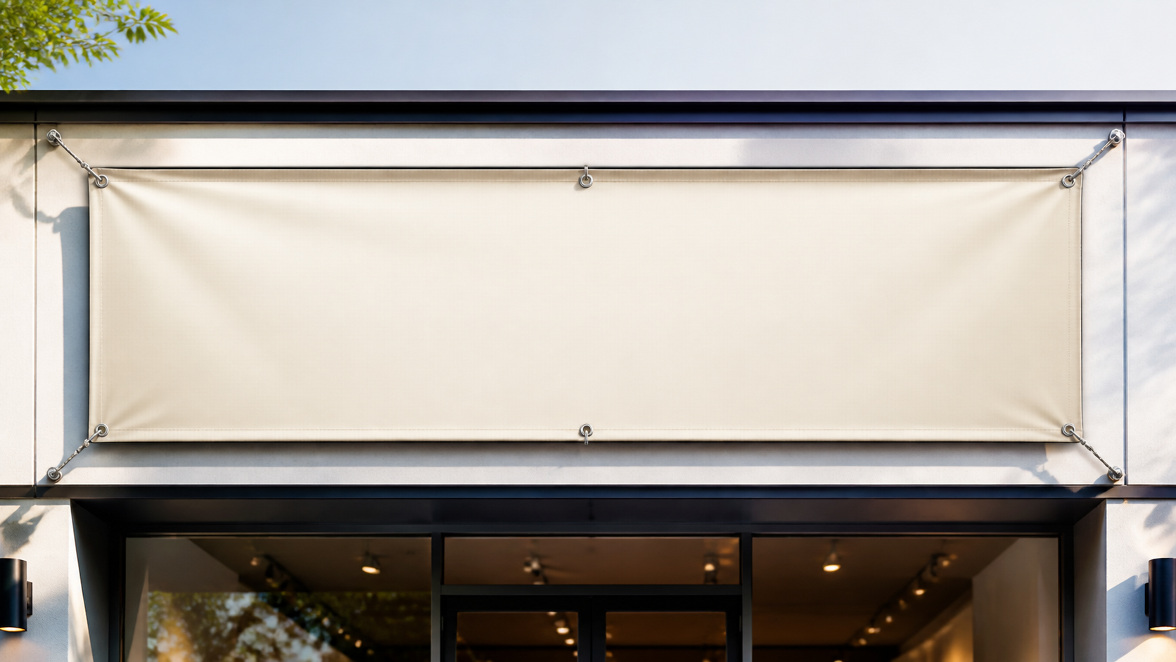 Free Banner Mockup example created for Dreamina