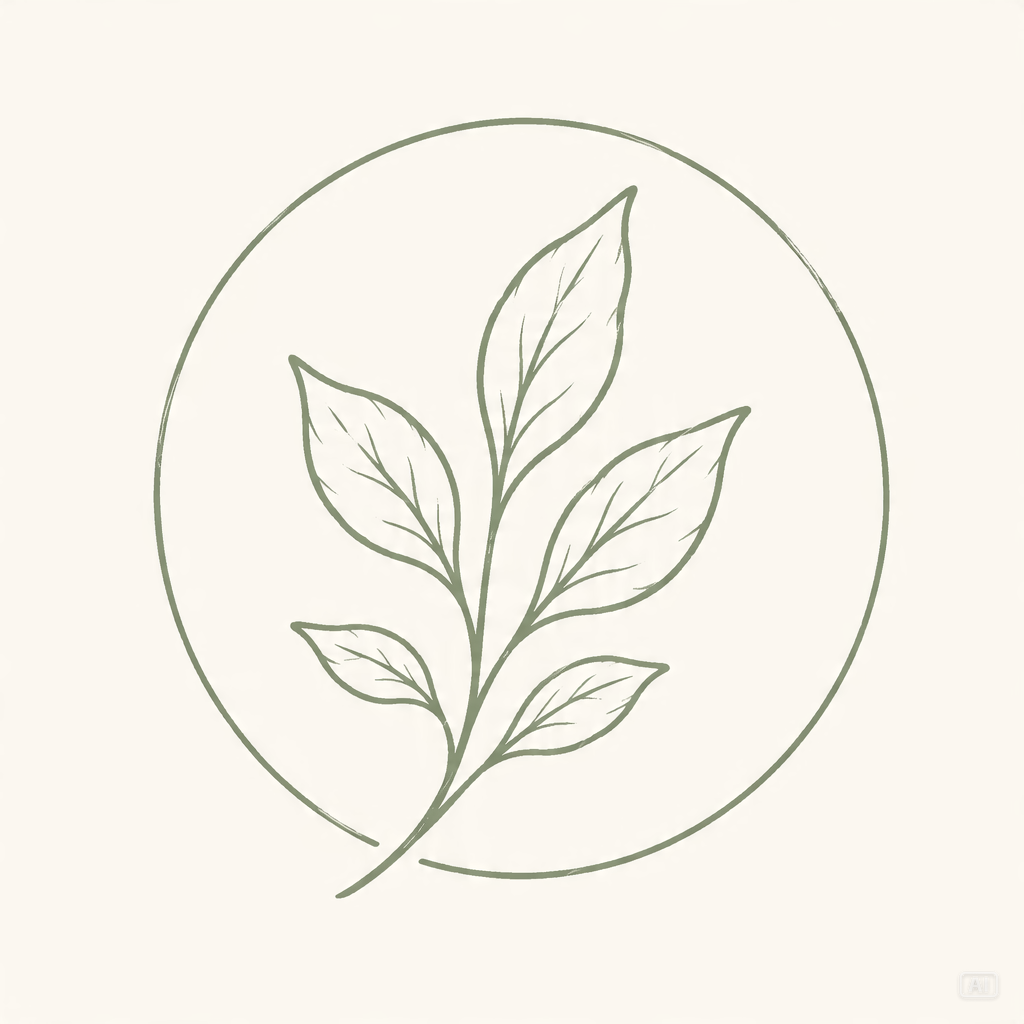 Hand-drawn wellness logo generated by Pippit