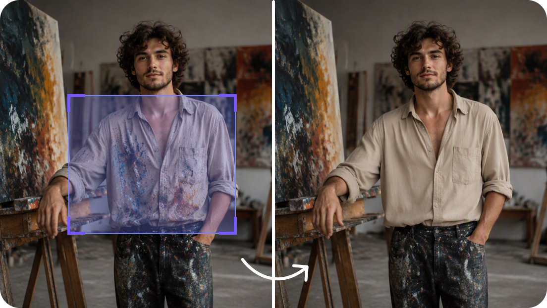 Fine-tune the result with interactive editing