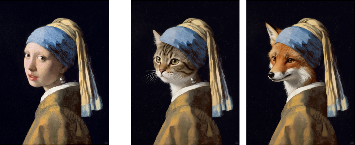 Creative face swapping