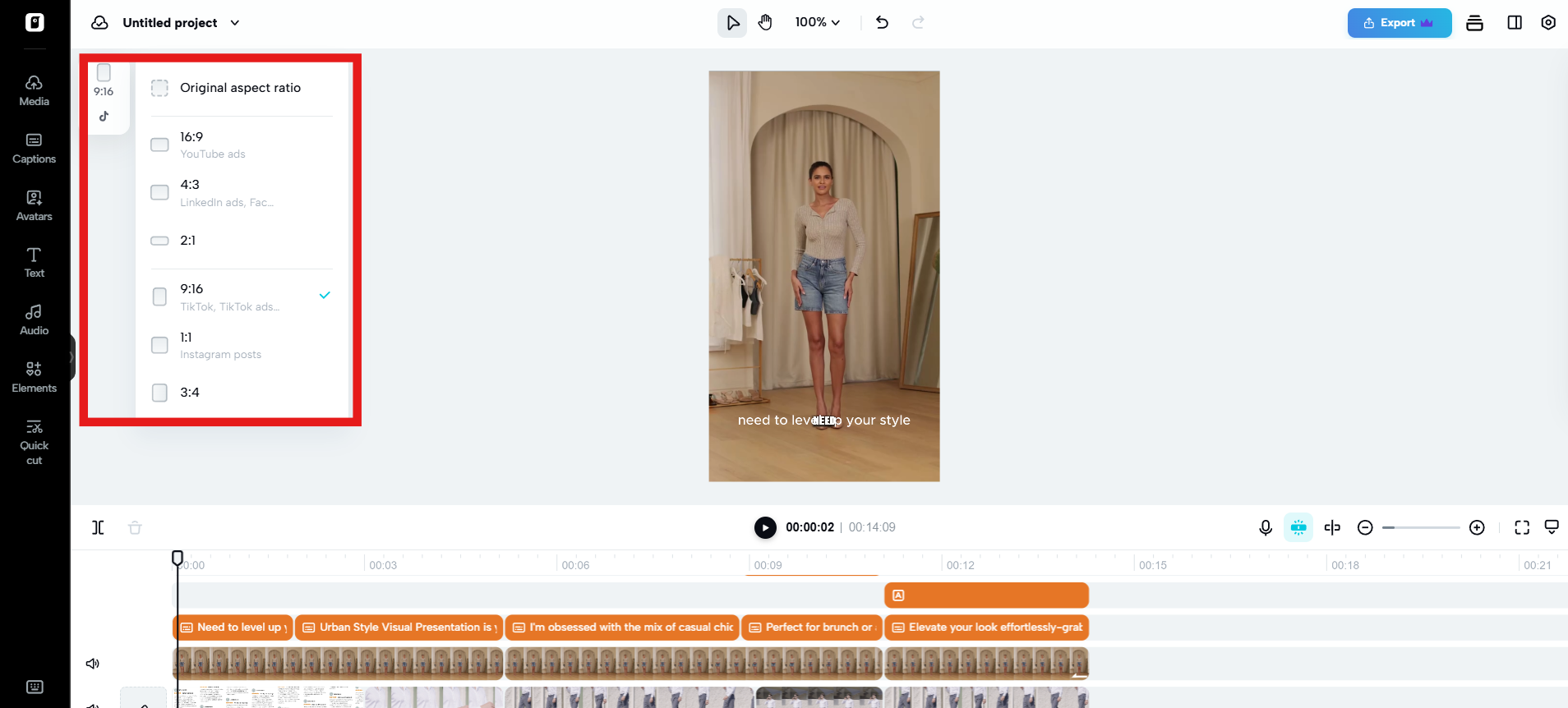 Potongan pintar &amp; optimalisasi rasio aspek