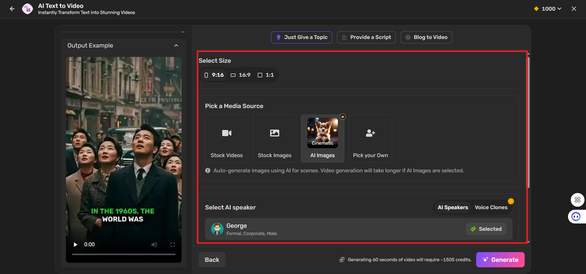 script IA YouTube