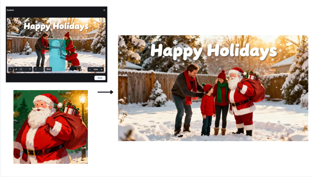 Interactive editing feature in Dreamina
