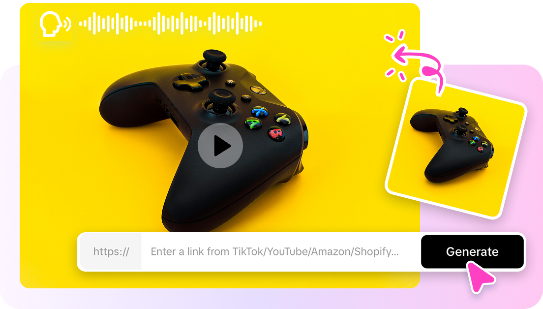 Erstellen Sie Videos aus Fotos mit dem KI-Video-Generator.