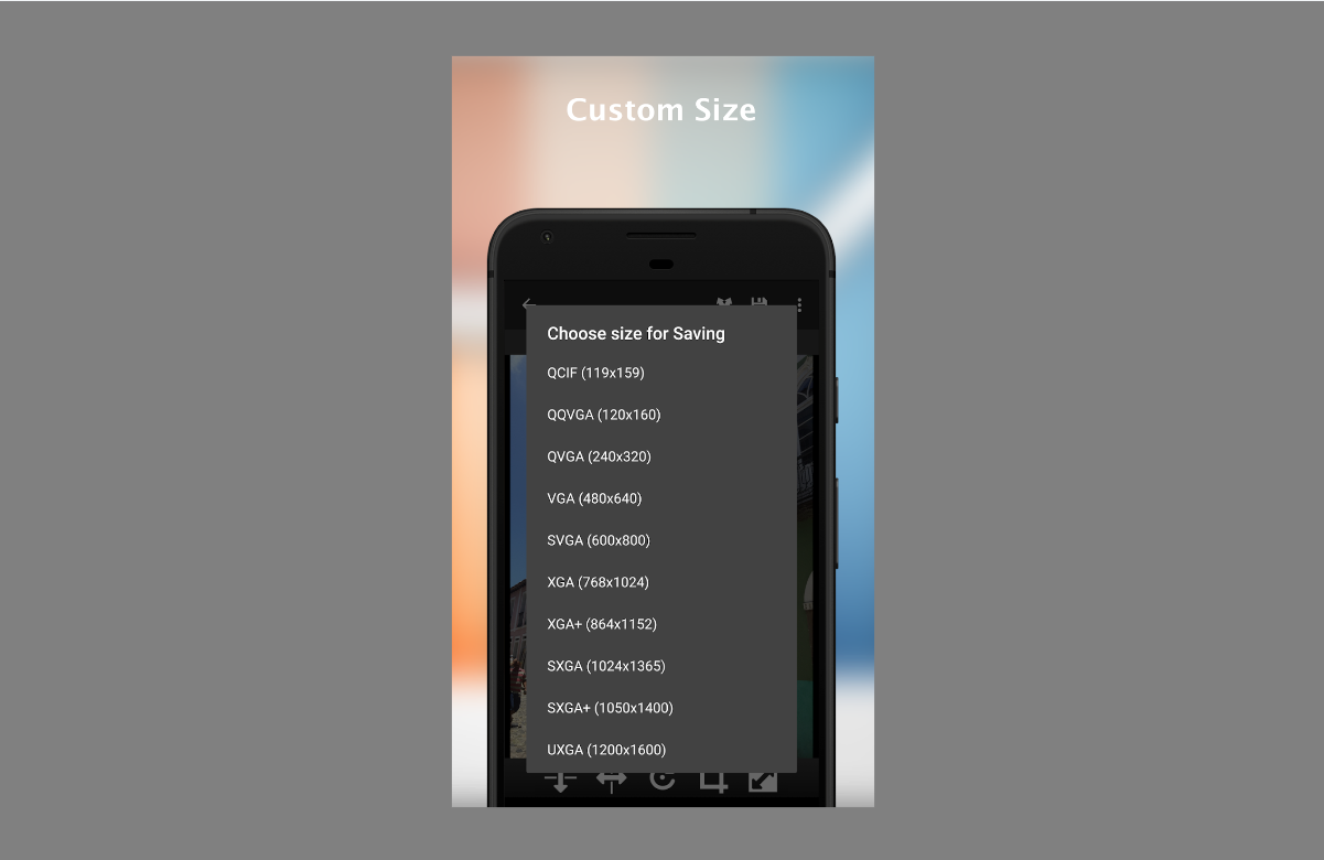 Resizing photos tool - Resize Me!