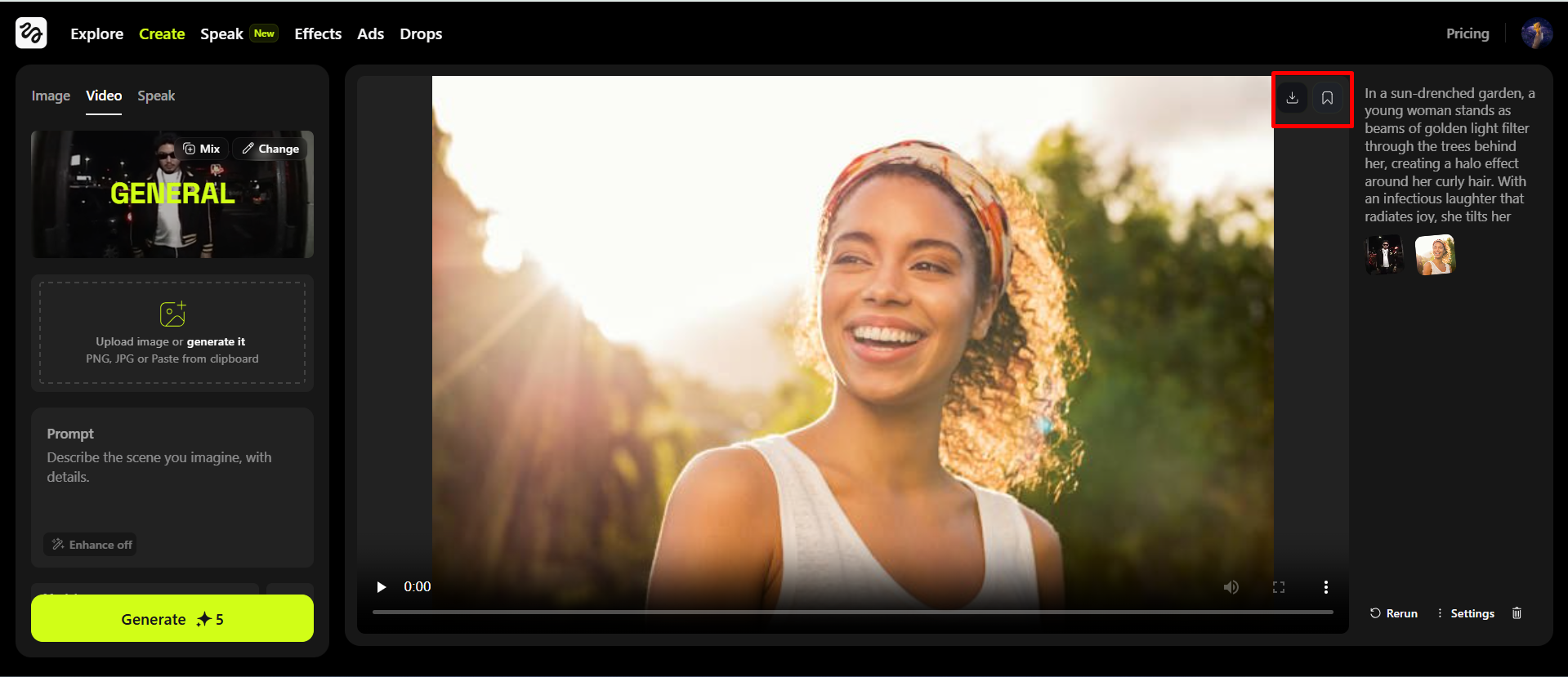 Download or save your video