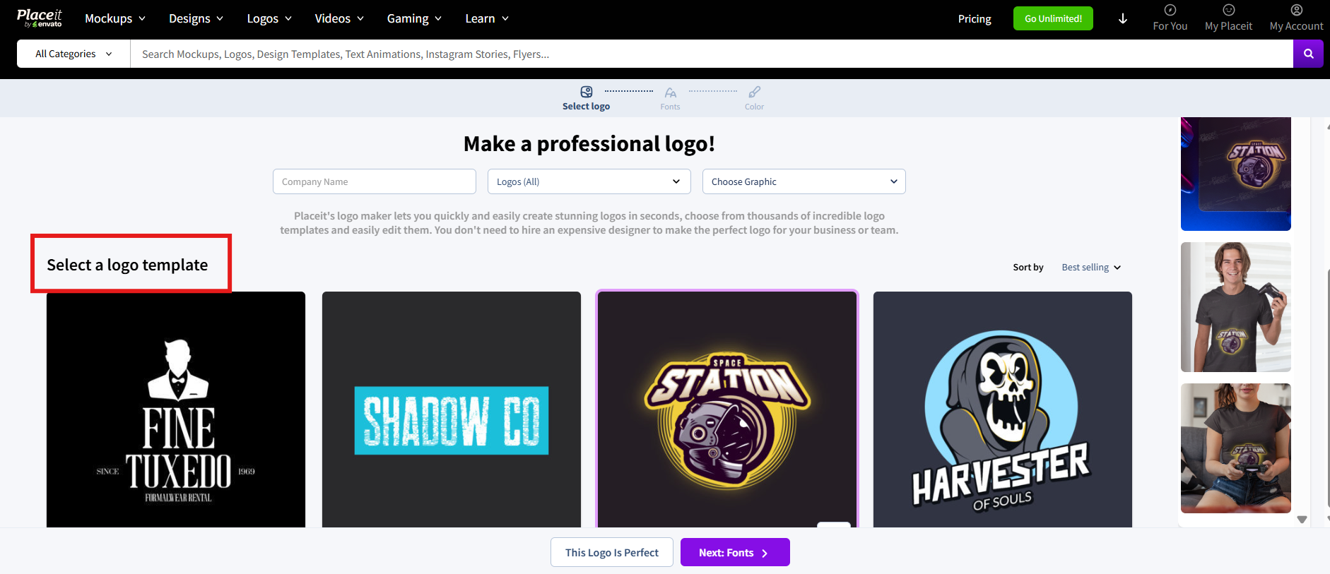 Explore templates
