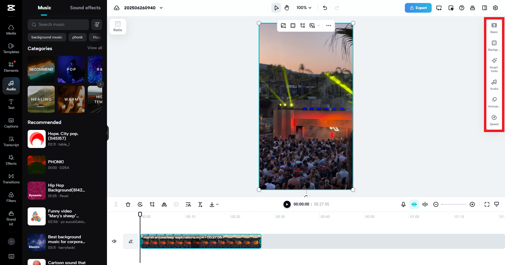 Customize your TikTok content with smart tools, animations, etc.