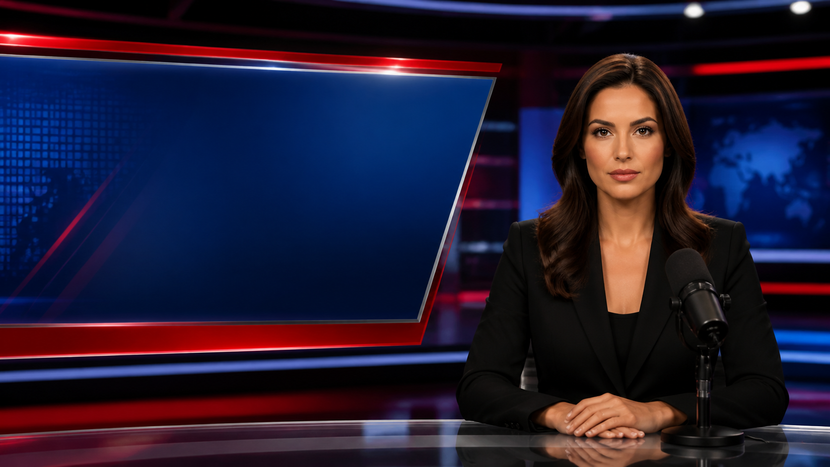 Professional News Templates example created for Dreamina
