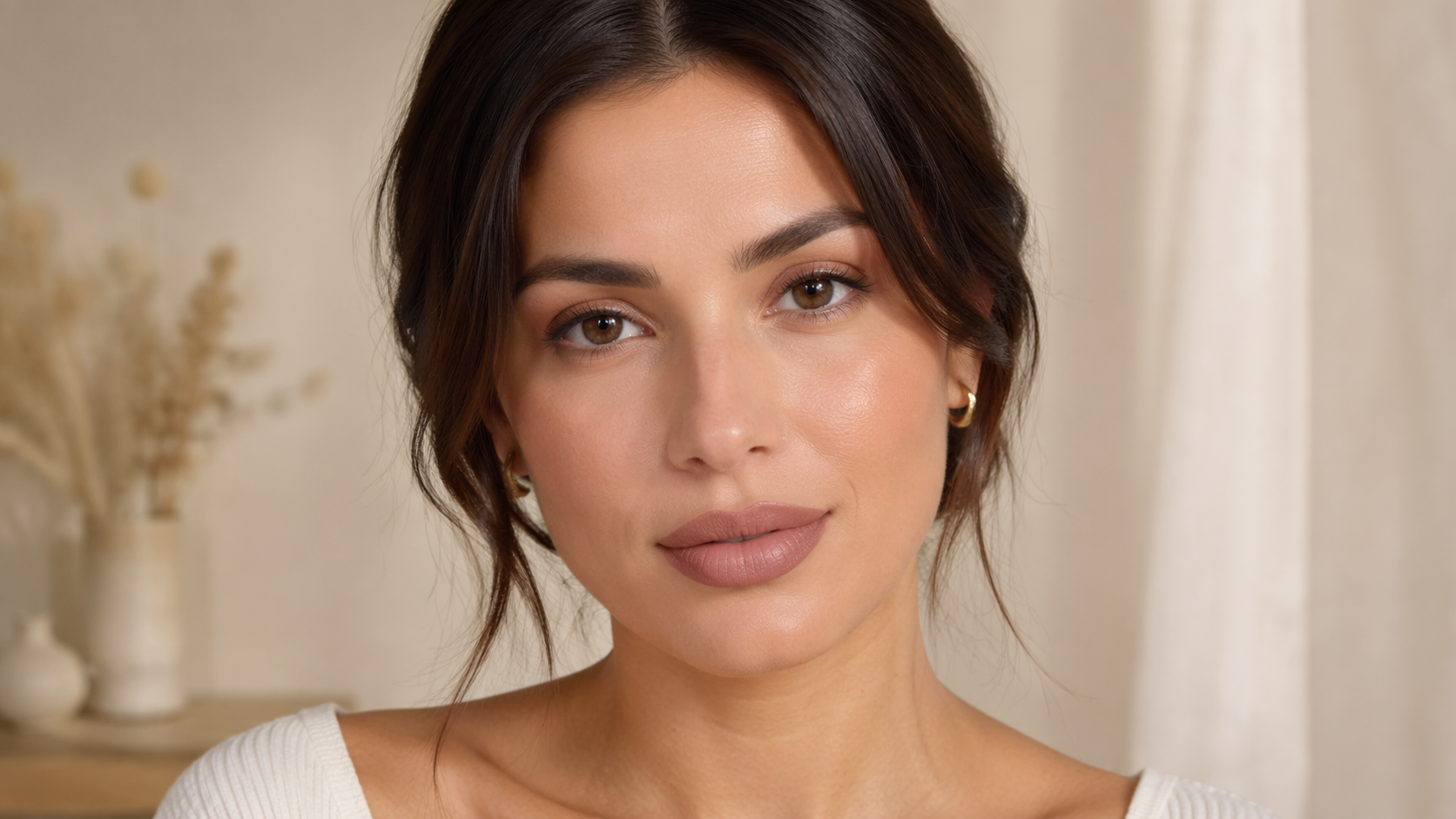 Dreamina rossetto virtuale provare su prompt esempio 2: rossetto nudo morbido try-on