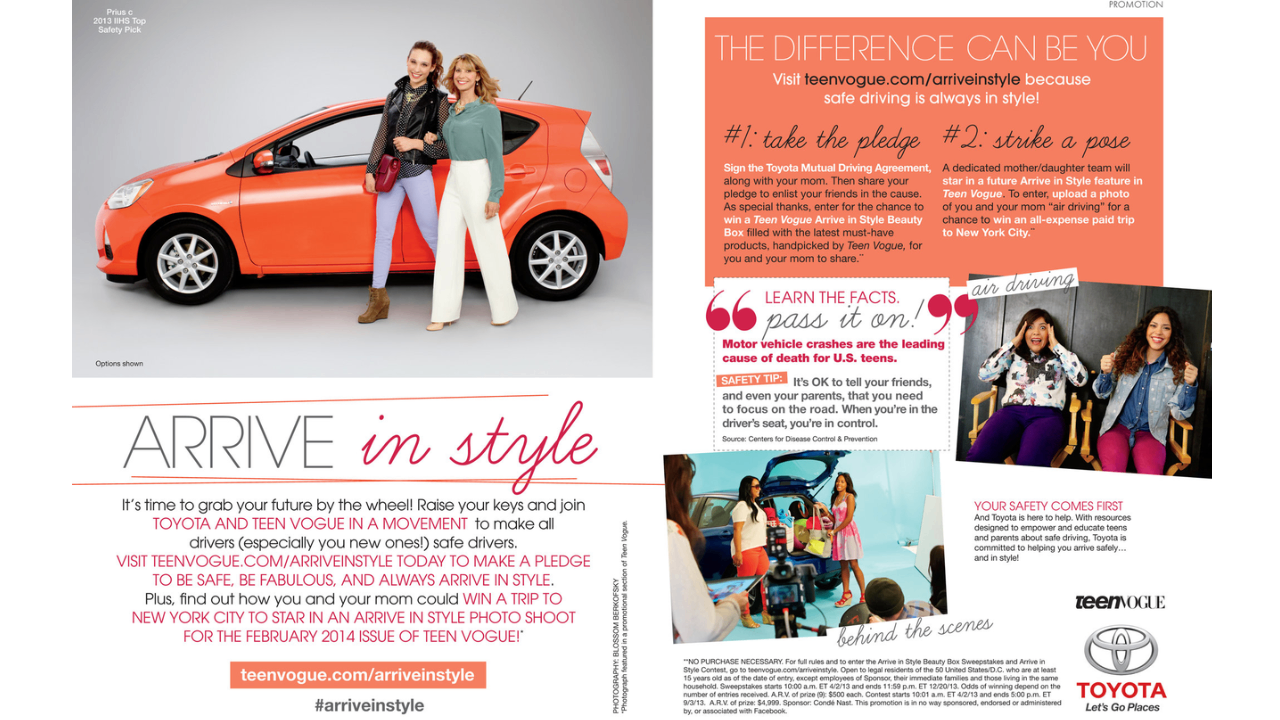 TOYOTA #arriveinstyle kampanya ng sasakyan