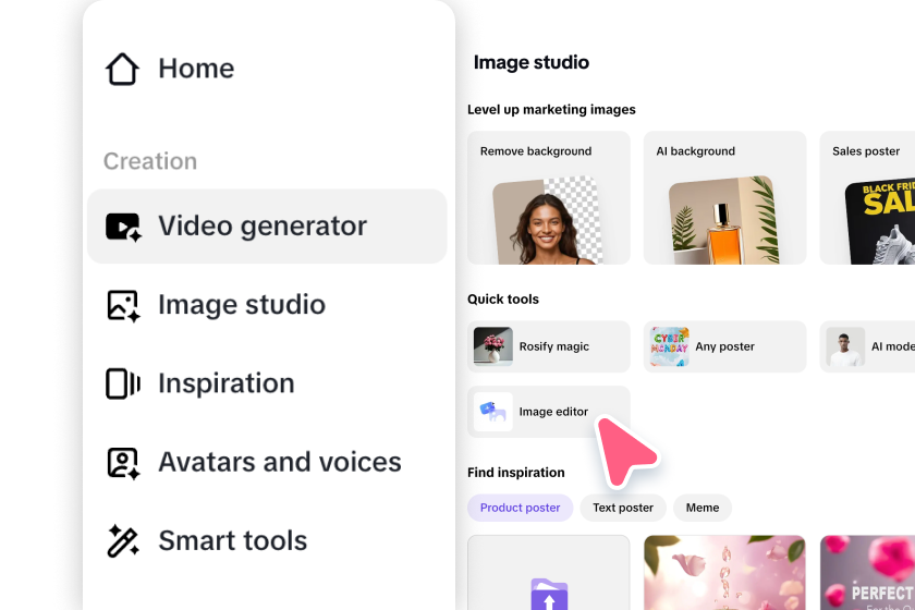 Accesso all'editor di immagini 