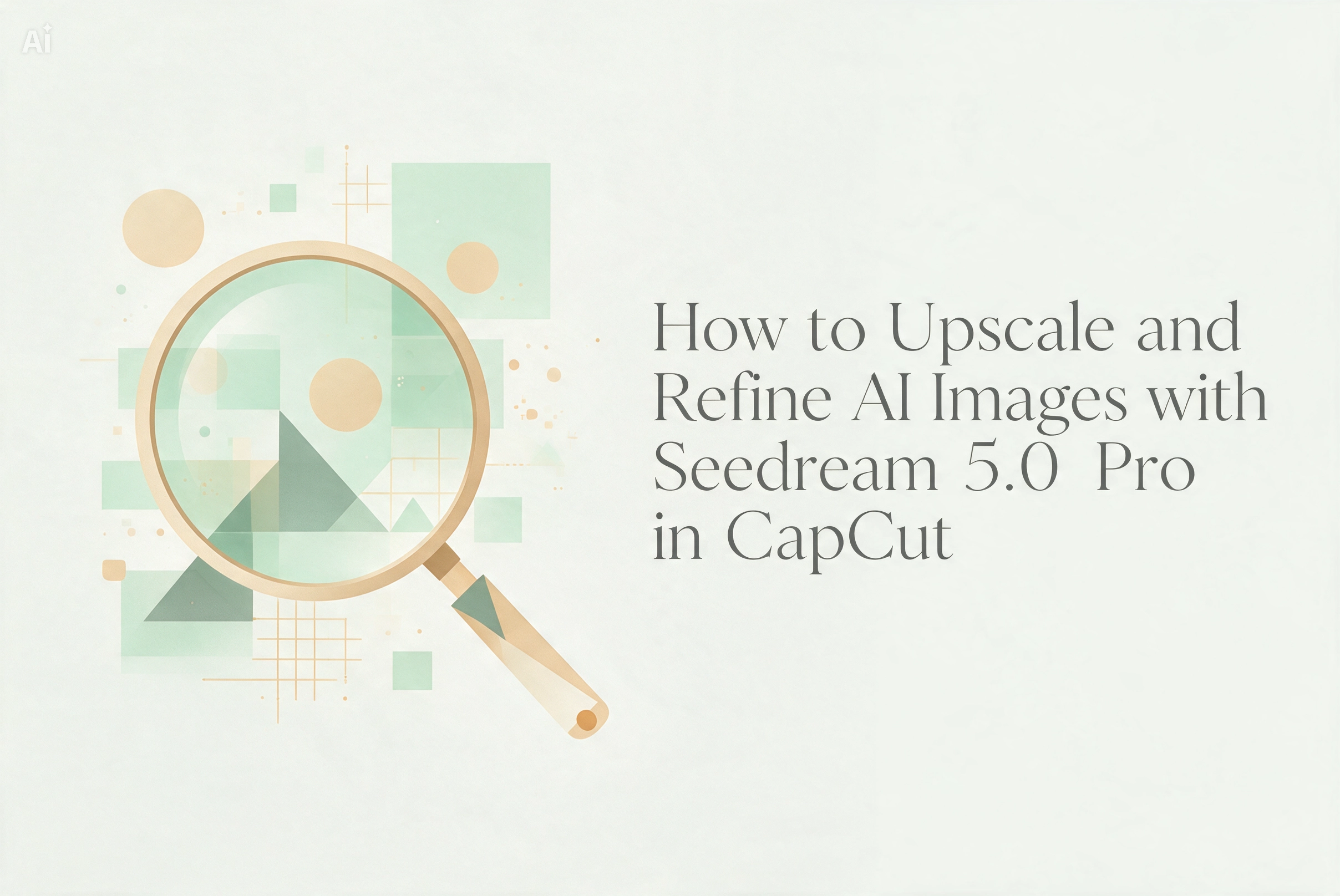 Upscale and Refine AI Images with Seedream 5.0 Pro