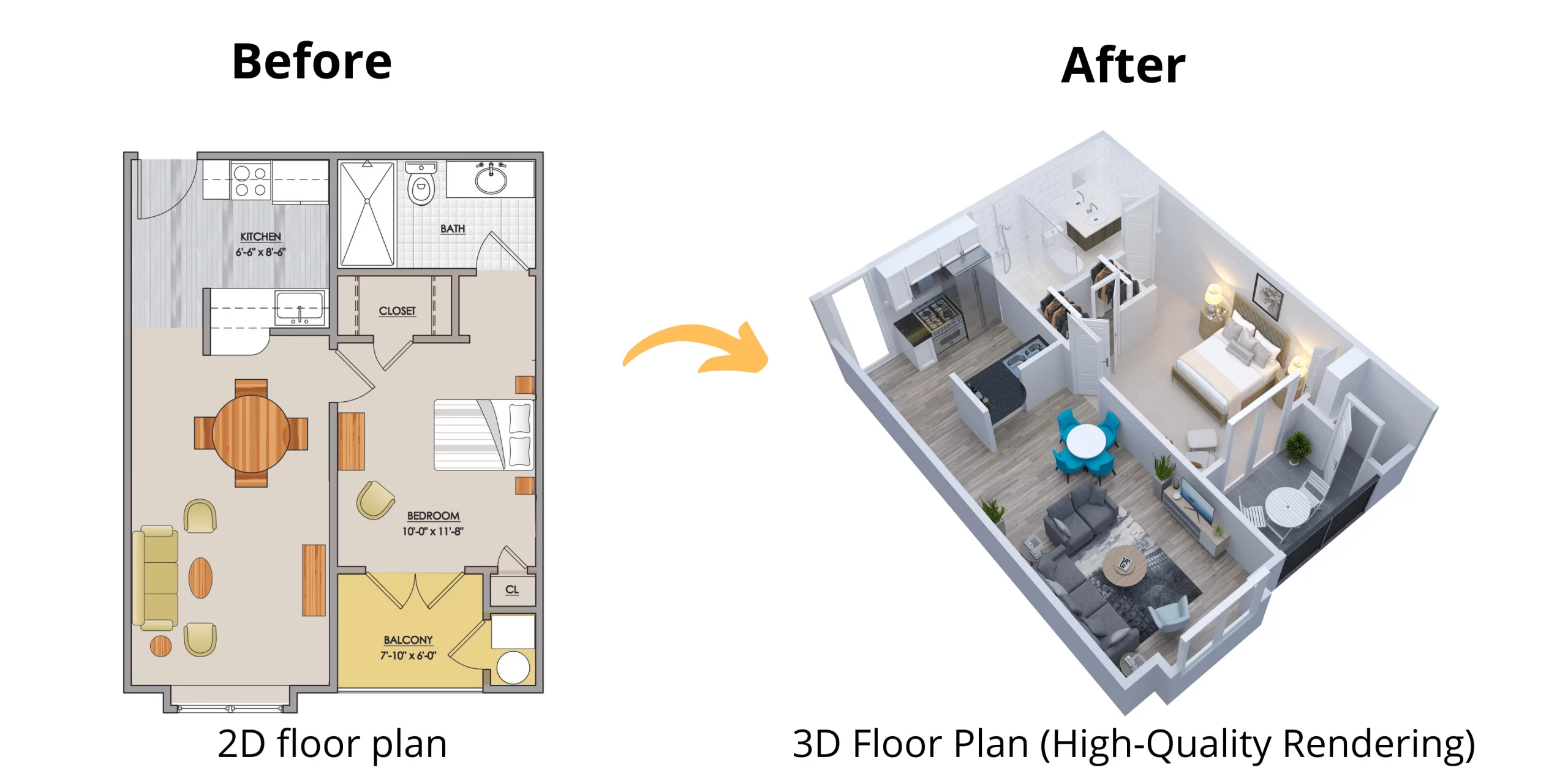 convert plans to 3D