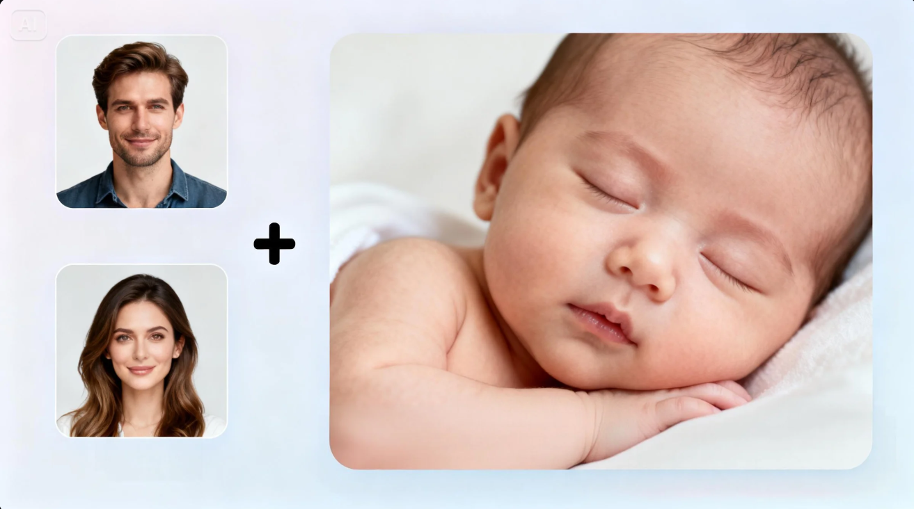 Prompt for a realistic newborn portrait