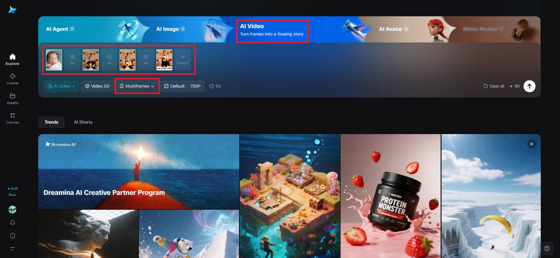 Upload your birthday images or clips