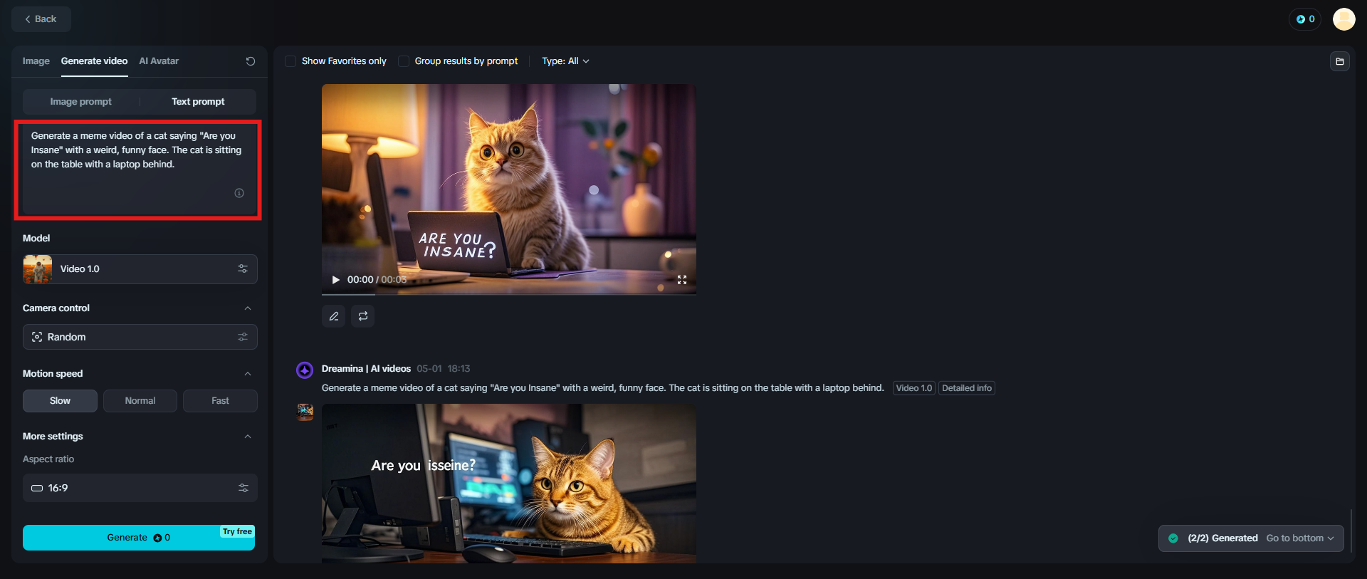 Eingabeaufforderungen eingeben