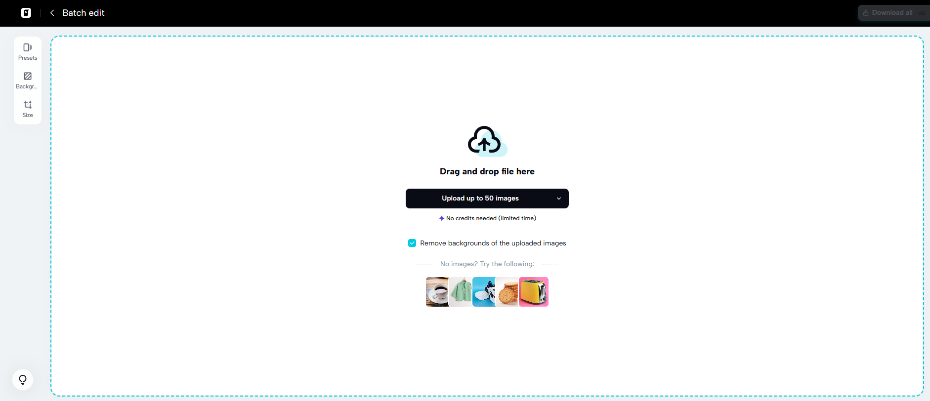 Edit multiple pictures
