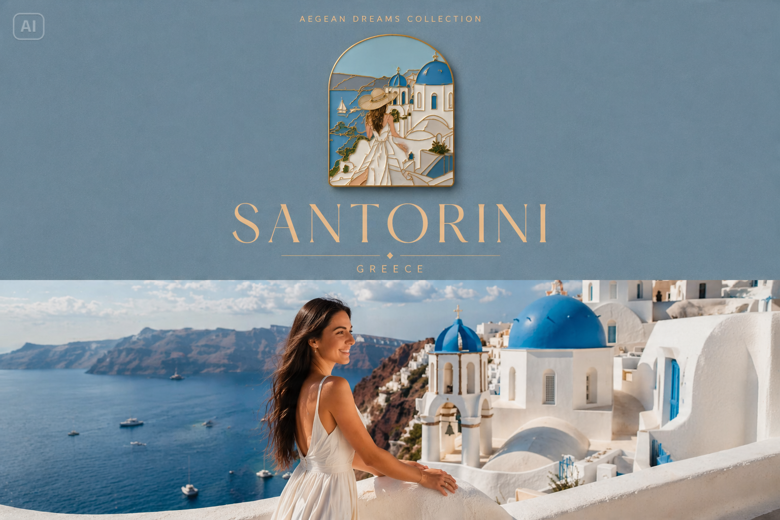 Luxury Travel Poster Prompt mobile background image