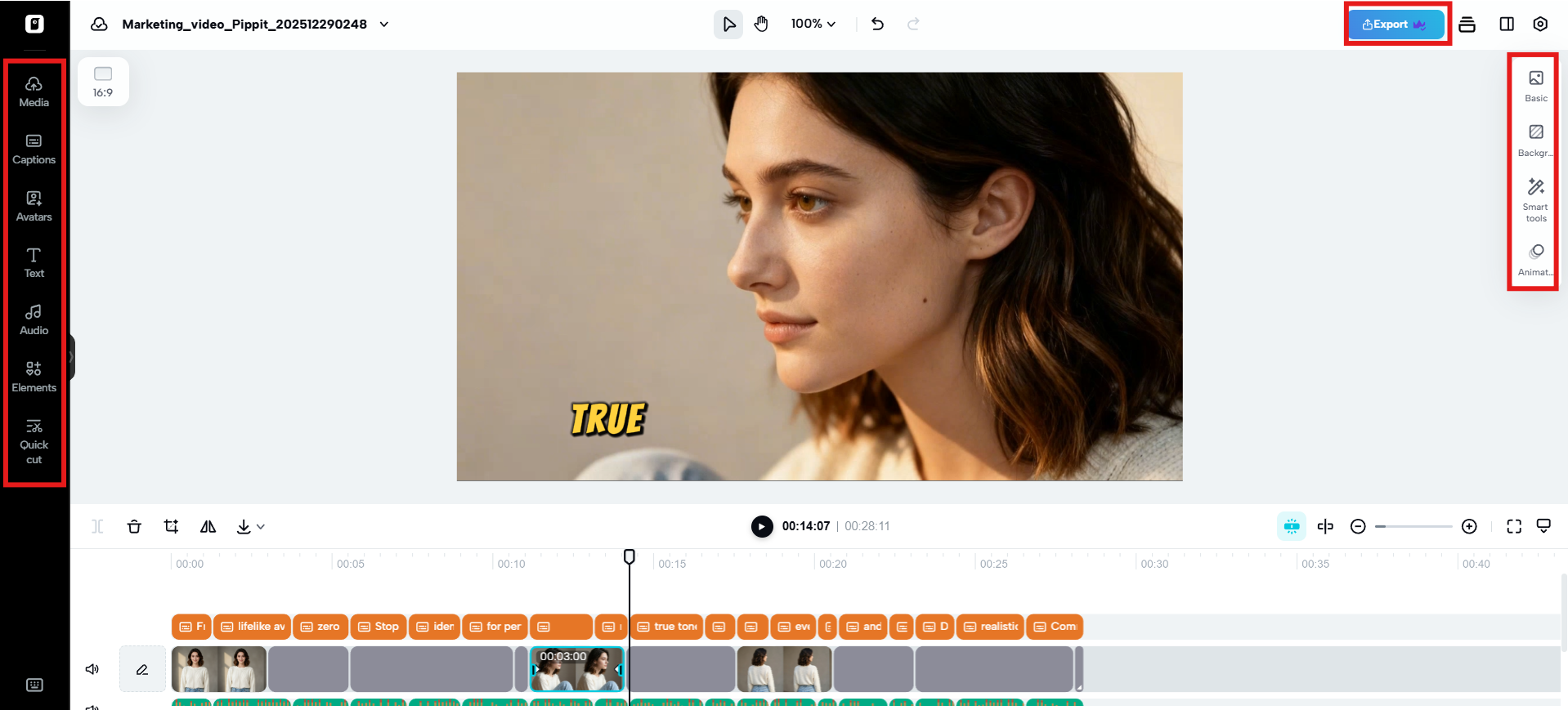Affiner et exporter la vidéo