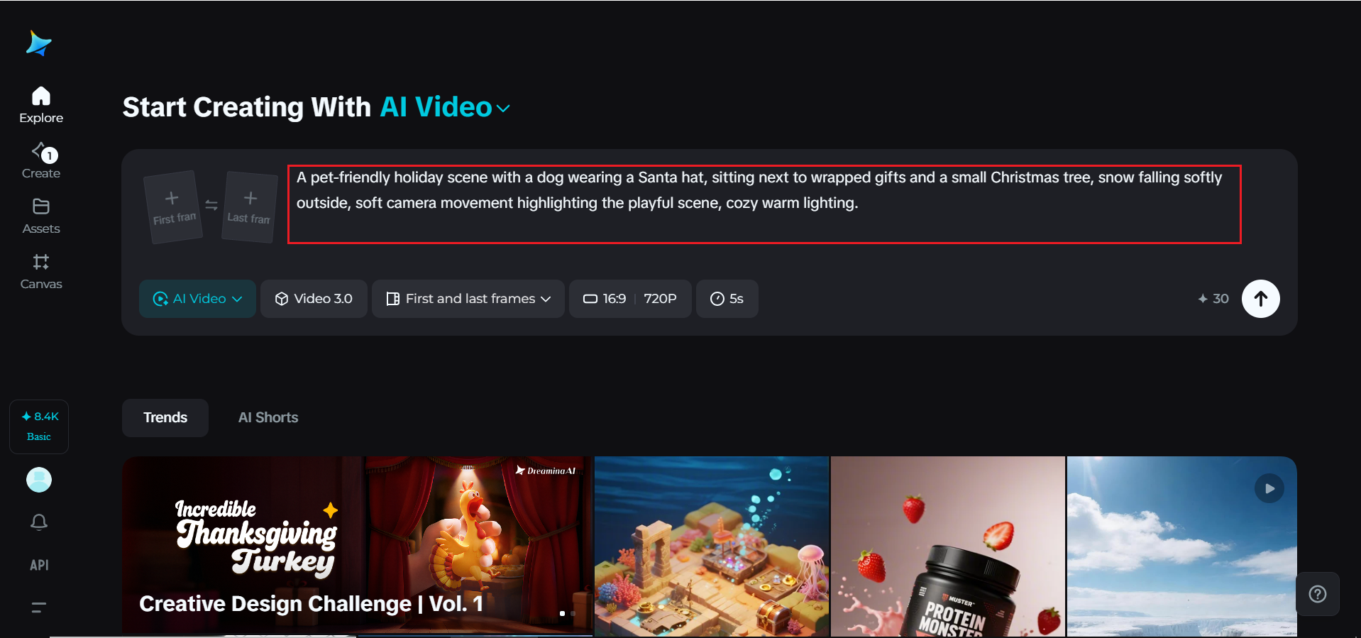 Text to video