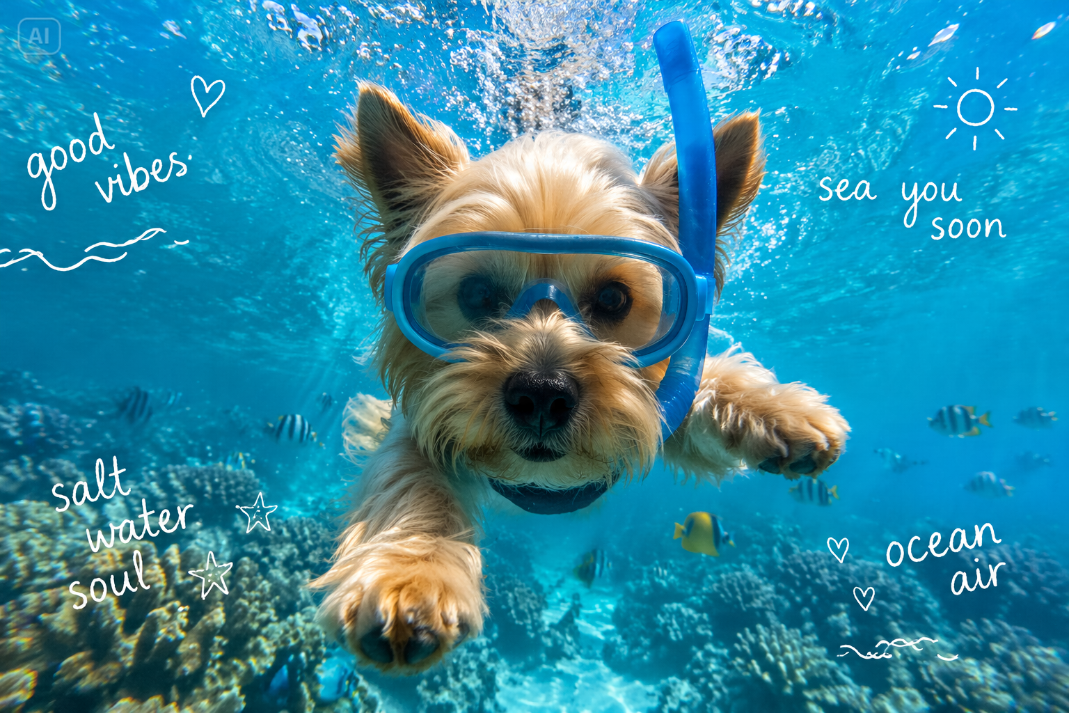 underwater ai photo