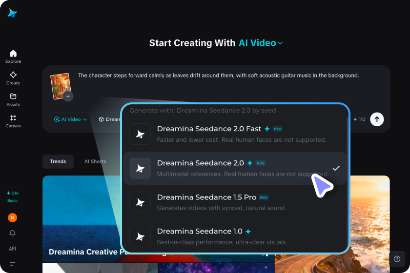 Langkah 2: Pilih tetapan dan jana