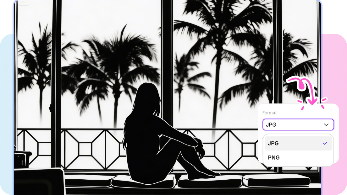 Export Silhouettes in multiple image formats