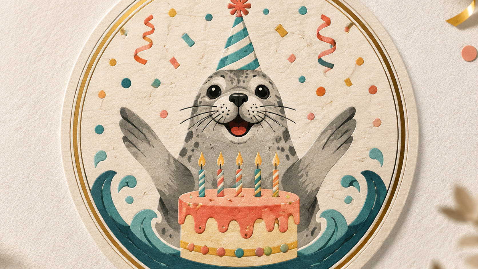 birthday seal design prompt example 3