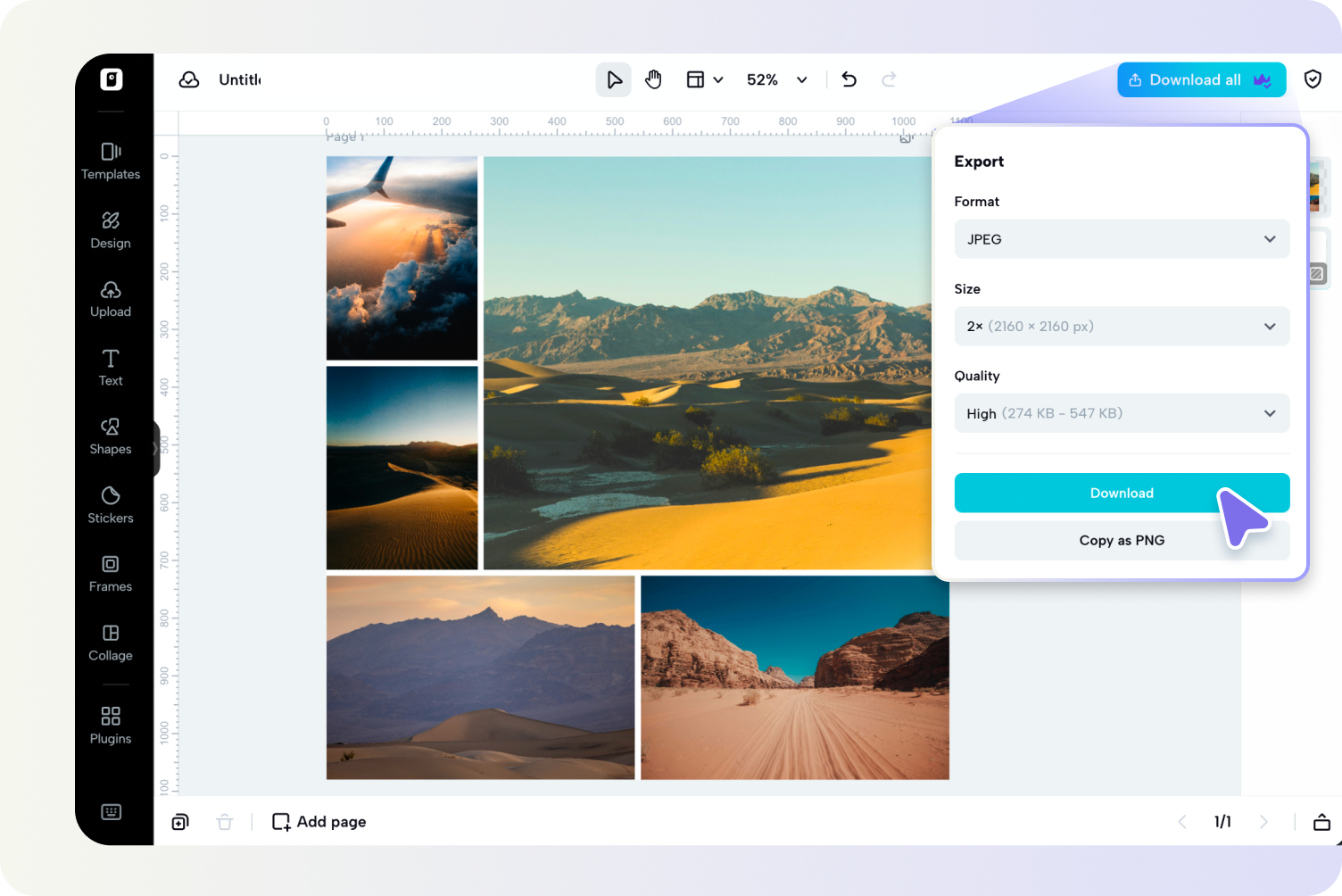 Step 3: Export and share