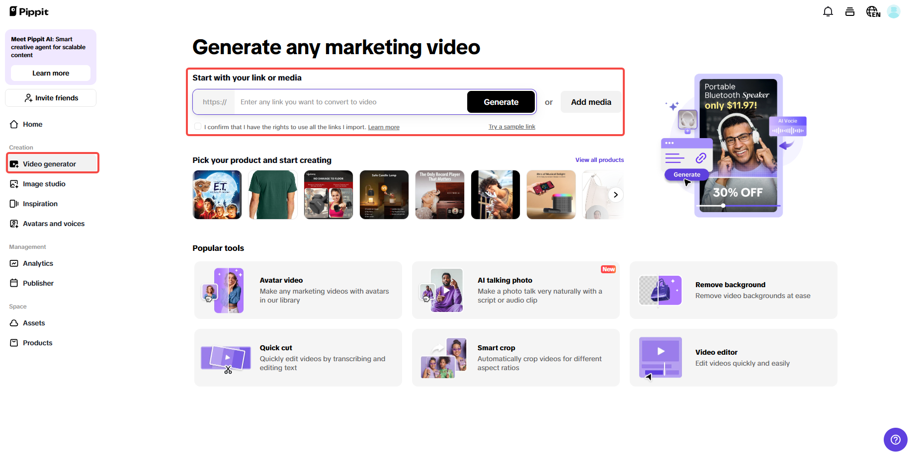 Video generator