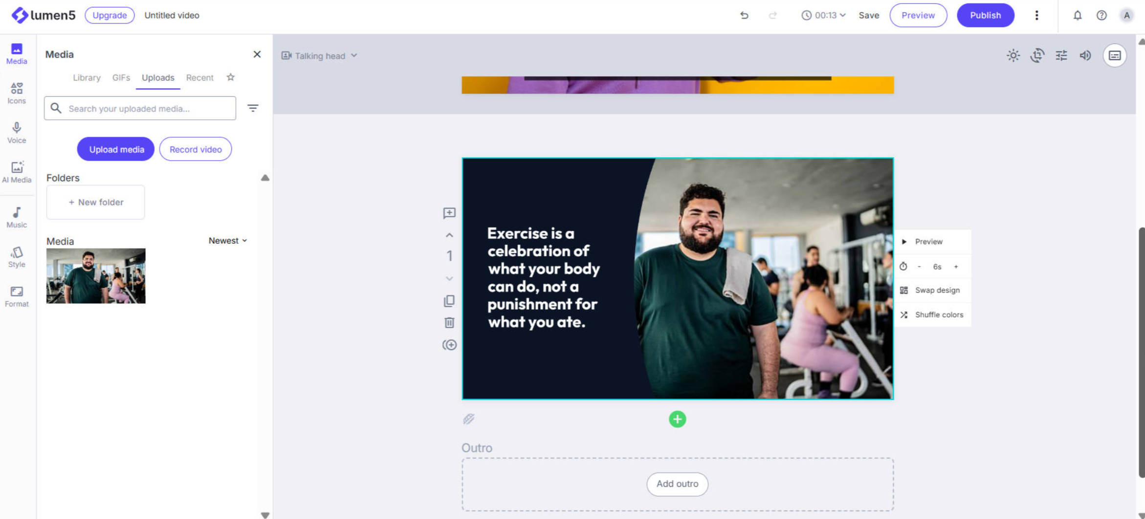 Gerador gratuito de vídeos de treinamento com IA