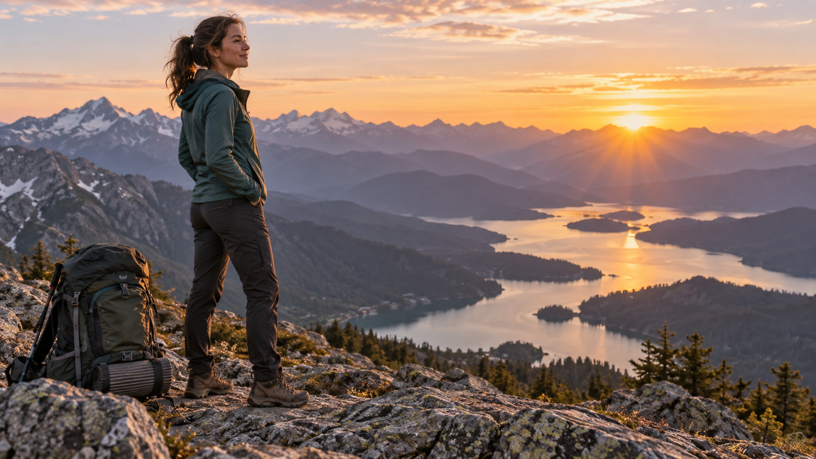 AI future self generator: Sunrise Summit After the Trek