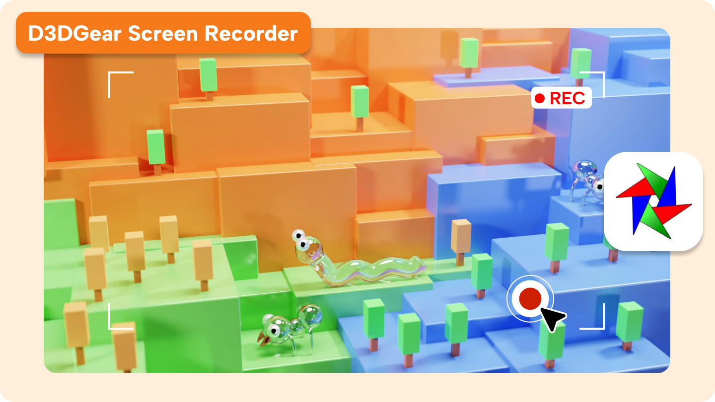 d3dGEAR rekordér obrazovky