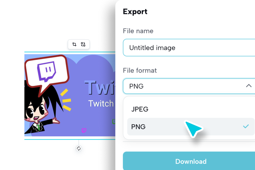 Tallenna ja lataa Twitch-tunteesi